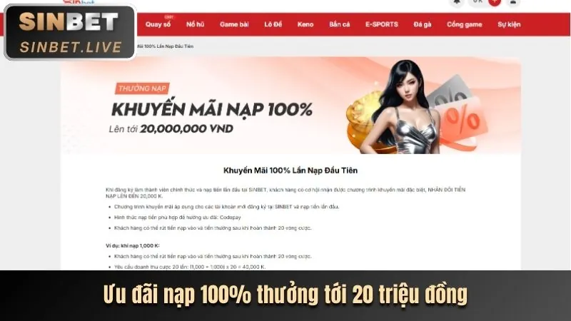 Khuyến mãi chào mừng thành viên mới tại Bongvip